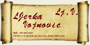 LJerka Vojnović vizit kartica